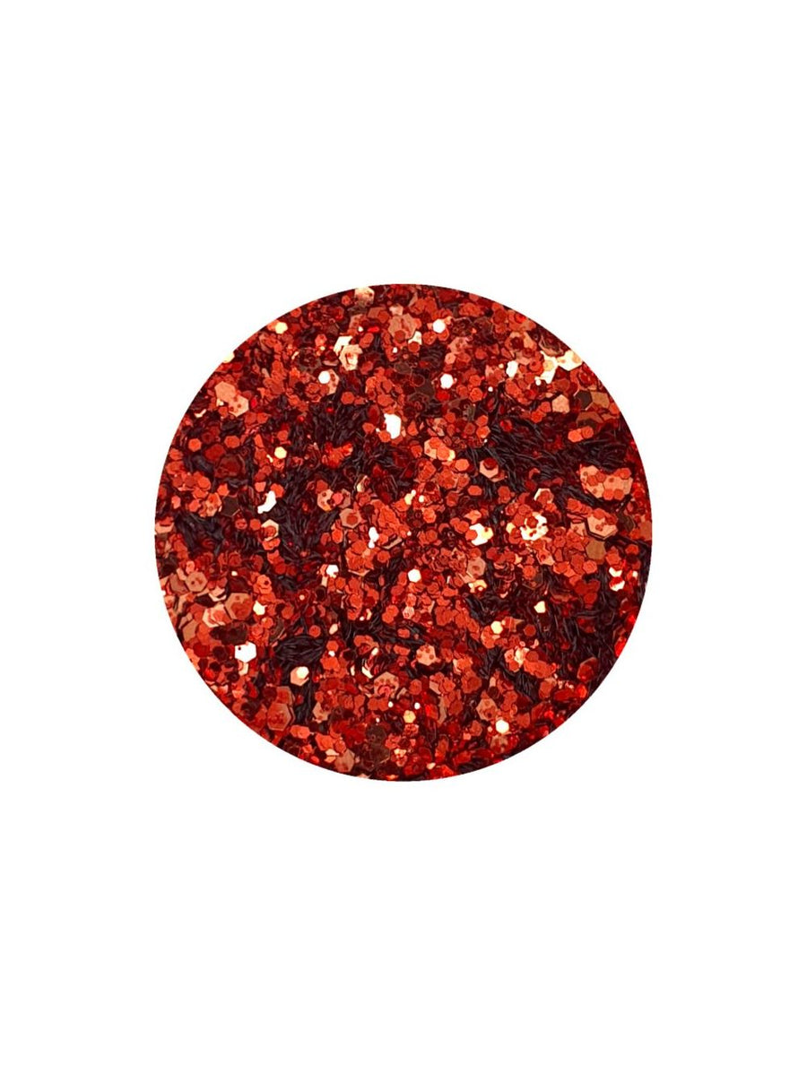 Glittermix Brick Red